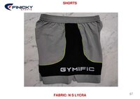 Mens Shorts - Standard Size, Gray Printed | Stylish Design With Good Quality Fabric For Fashionable Male Wear
