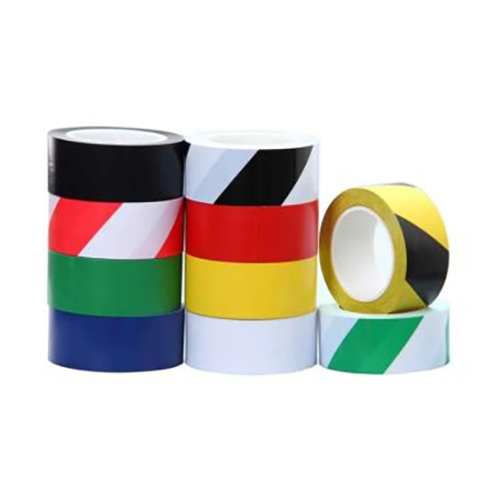 Industrial Floor Marking Tape - BOPP Material, 6-12 Months Shelf Life, Vibrant Colors, Strong Solvent Adhesive for Safety and Organization