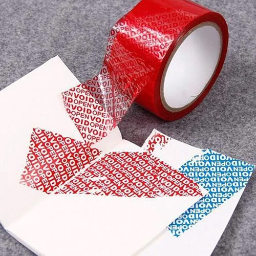 Adhesive Self Security Tape - Color: Red