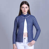 Full Sleeve Winter Wear Women Cardigan - Color: Different Available