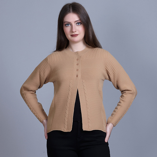 Beige Full Sleeve Cardigan - Color: Different Available