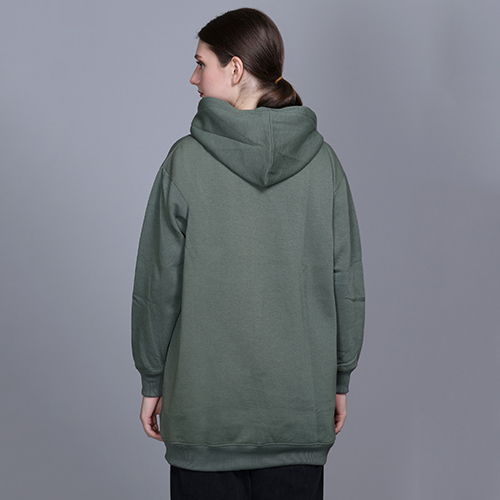 Ladies Full Sleeve Printed Green Sweatshirt