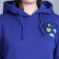Ladies Sky Blue Full Sleeve Sweatshirt