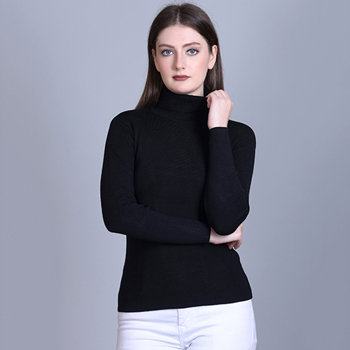 Ladies Ribbed Stretchable Pullover - Color: Different Available