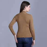 Ladies High Neck Pullover