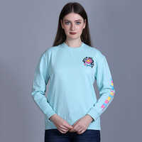 Full Sleeve Printed Sweatshirt - Cotton, Sizes S, M, L, Xl | Modern Design, Washable, Available In Various Colors, All Season Wear