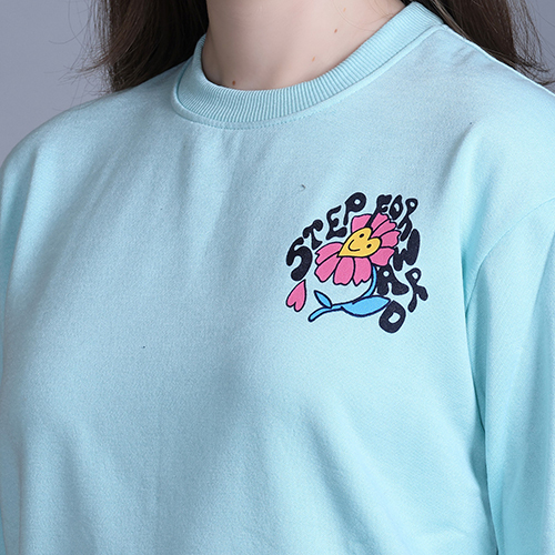 Full Sleeve Printed Sweatshirt