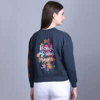 Full Sleeve Embroidered Sweatshirt