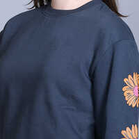 Full Sleeve Embroidered Sweatshirt