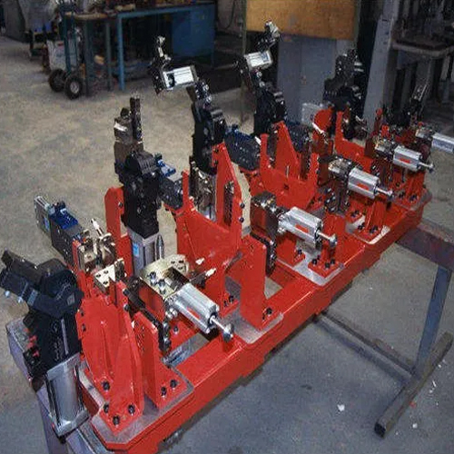 Ms Spot Welding Fixture - Color: Red