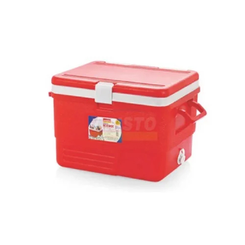 14 Litre Aristo Insulated Ice Box - Plastic, 14 Litre Capacity, Red Color | Superior Insulation for Efficient Cooling