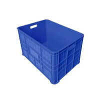 Supreme Plastic Crates - Hdpe Material, 600x400x320 Mm Size, Blue Color | Durable And Versatile Storage Solution