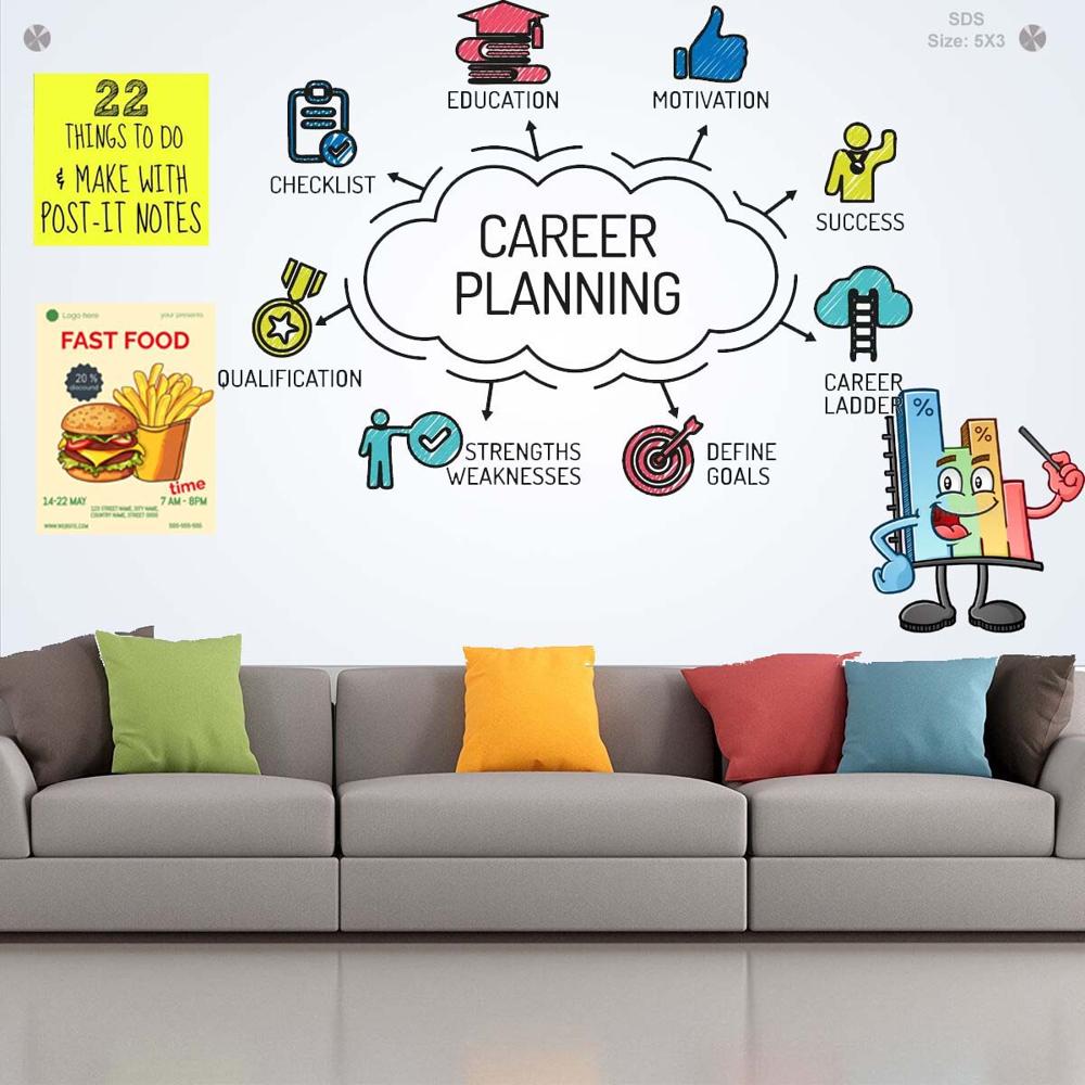 Magnetic Glass Writing Board Almond White - Application: Industrial