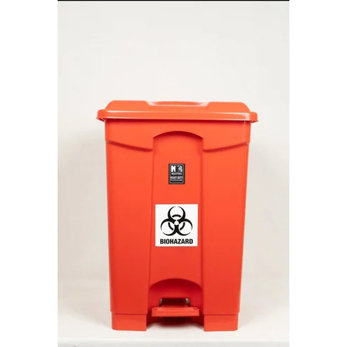 45 Liter Pedal Garbage Bin - Color: Red