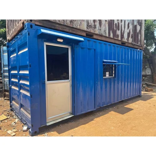 Prefabricated Site Office Container - Color: Blue