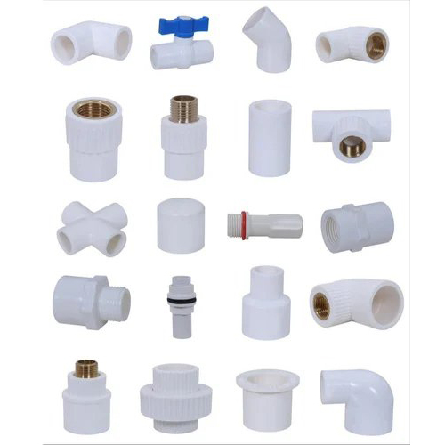 Upvc Pipe & Fittings Dutron Make - Color: White