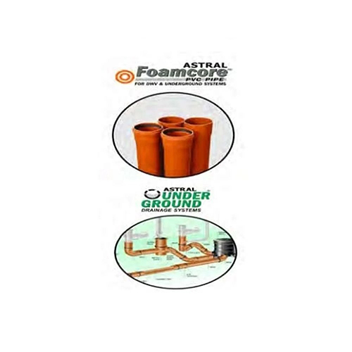 Astral Foam Core Piping Systems - Color: Orange