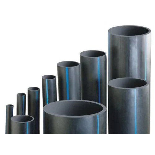 HDPE Water Pipe - 12 Feet Length, Durable Black Material | Ideal for Water Conveyance