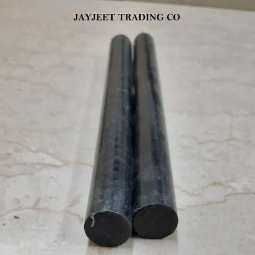 25mm Black Mos 2 Nylon Round Rod