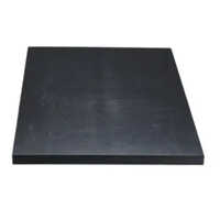 Polyoxymethylene Black Sheets - 10mm To 50mm Thick, Density 19.3 G/cm3 | Square Shape, Durable Material For Industrial Applications