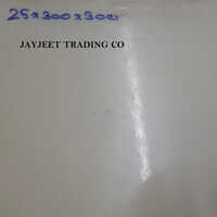 25mm Cast Nylon Sheet - 300x300 Mm, White Color | Industrial-grade Material, Impact Resistant, Easy To Machine And Fabricate
