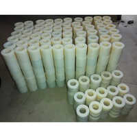 High Grade Cast Nylon Bush - Cast Nylon Material, 50 Mm To 1000 Mm Length Range, White Color, Polished Finish | Ideal For Industrial Applications
