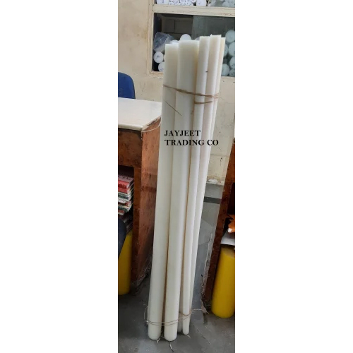 White Hdpe Polypropylene Rods Meter Length Sheet - Size: 1000 Mm L