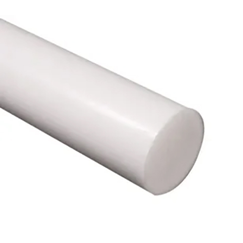 8mm to 200mm White Delrin Rod