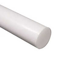 Delrin Rod - 8mm To 200mm Size Range | White Color, Round Shape, High Strength And Durability For Industrial Applications