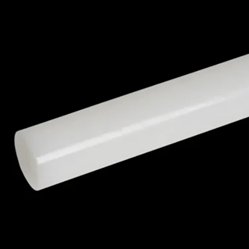 White Uhmwpe Rod - Hardness: Rigid