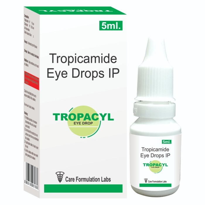 Tropicmide eye drop