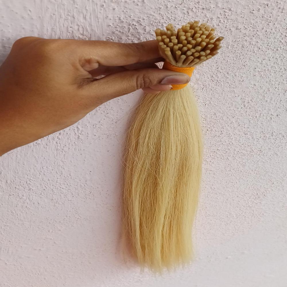  Blonde Straight I-Tips human Hair Extension