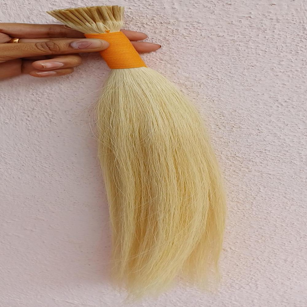 Indian Virgin Raw Hair - 20 Inch Straight I-tips, Ethically Sourced, 100% Chemical-free, Luxuriously Soft & Silky Texture, Perfect For Weaves & Wigs