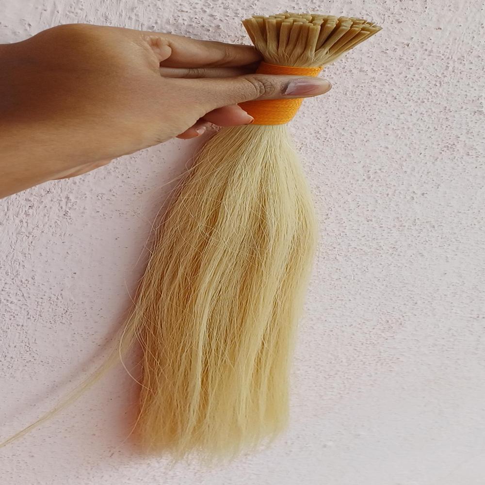  Blonde Straight I-Tips human Hair Extension