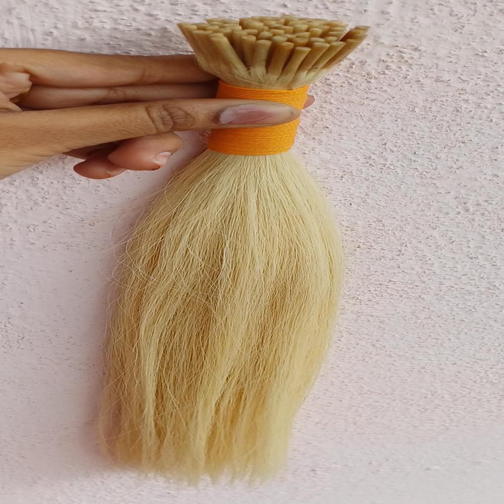  Blonde Straight I-Tips human Hair Extension