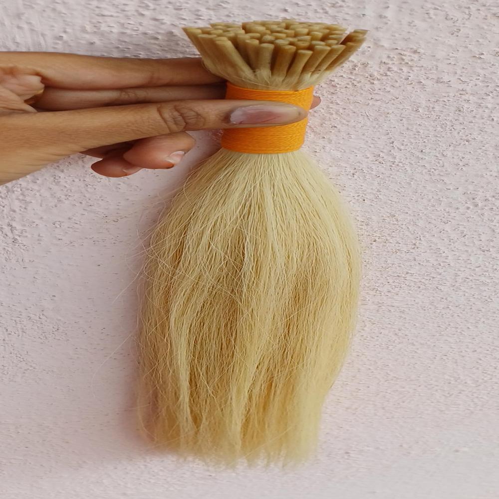  Blonde Straight I-Tips human Hair Extension