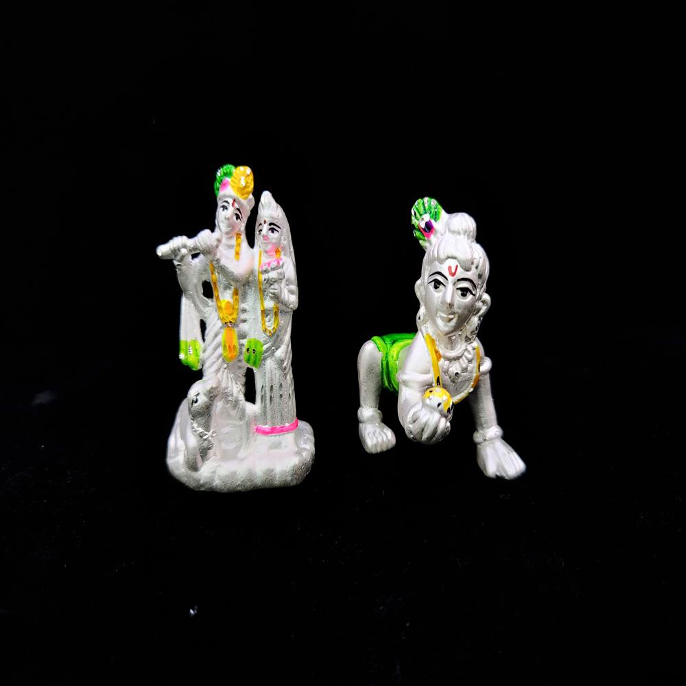 Pure Silver Murti - Material: Metal