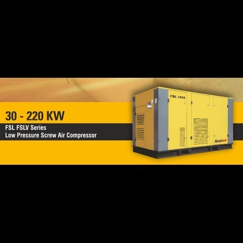 Screw Type Air Compressor - Low Pressure 3.5 Bar - Noise Level: 70 Db