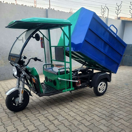 MS E-Rickshaw Garbage Loader - 150-200 KM Range, Eco-Friendly Electric Loader with 2-5 Year Battery Life