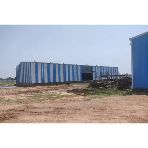 Prefabricated Mild Steel Rust-free Warehouse Shed