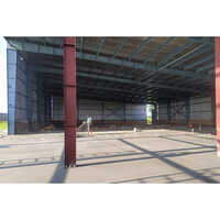 Prefabricated Industrial Building - Steel Structure, Aluminum Sheet Roof , Concrete Floor | Customizable Colors, Durable Aluminum Door For Warehousing And Workshop Solutions