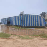 Mild Steel Prefabricated School Building - Mild Steel Structure,  Spacious Design, Available In Different Colors | Fire-resistant, Sliding Windows, Aluminum Sheet Roof, Concrete Floor, Durable Aluminum Doors