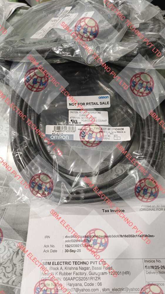 OMRON CABLE CONNECTOR SENSOR,XS2F-M12PVC4A5M