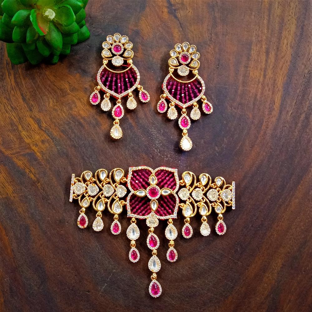 Kundan Necklace Set - Gender: ]