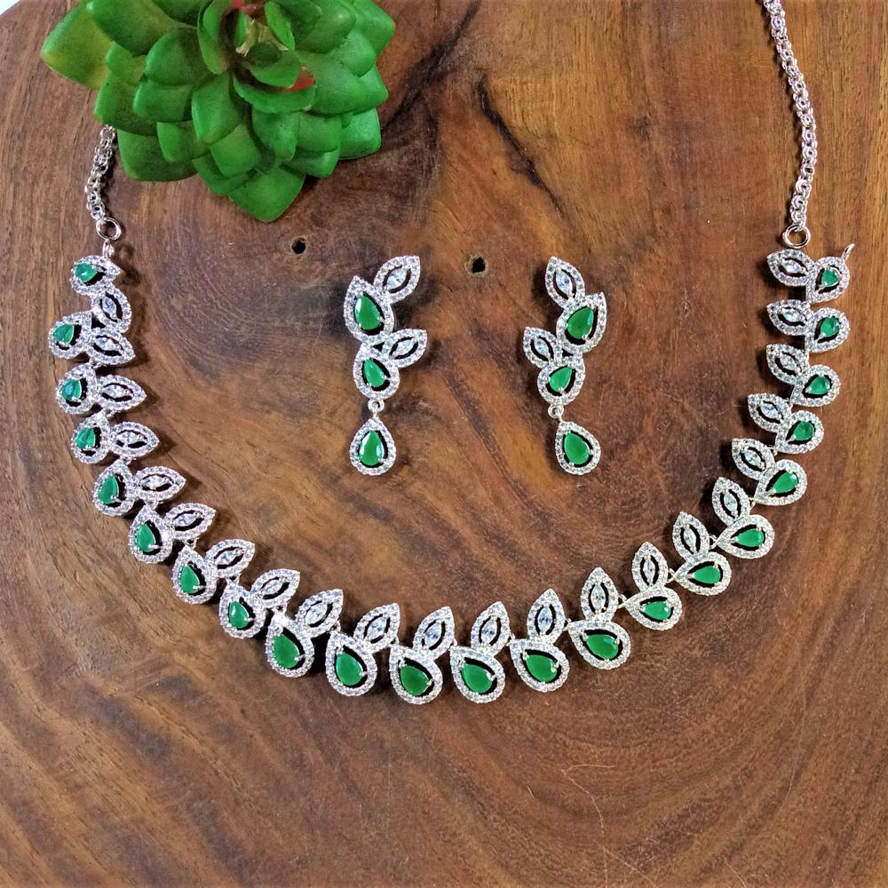 Cubic Zirconia Necklace Set