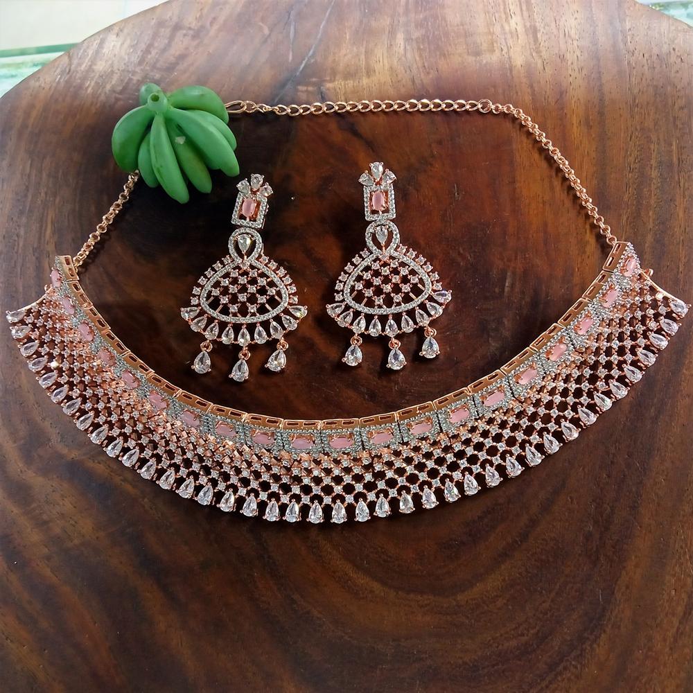 Cubic Zirconia Necklace Set