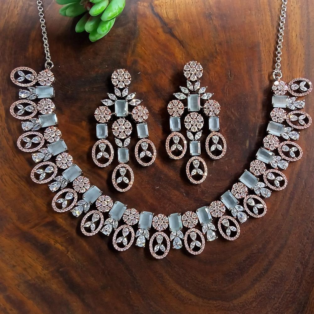 Cubic Zirconia Necklace Set