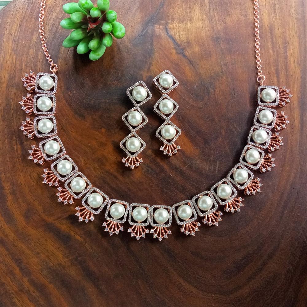 Cubic Zirconia Necklace Set