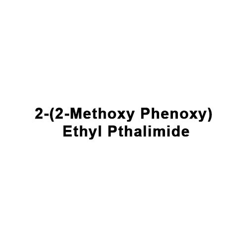 2-(2-Methoxy Phenoxy) Ethyl Pthalimide - Application: Pharmaceutical Industry