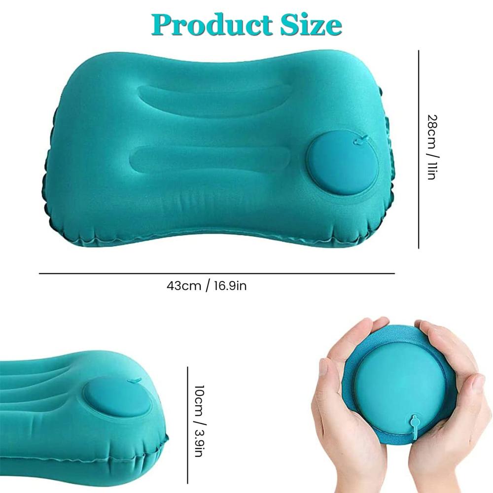 Nylon Ultralight Inflatable Camping Pillow